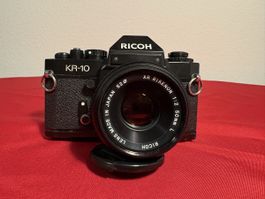 Classic Ricoh KR-10 50mm SLR Film Camera