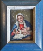 Madonna mit Kind, altes Ölgemälde, Top Zustand!