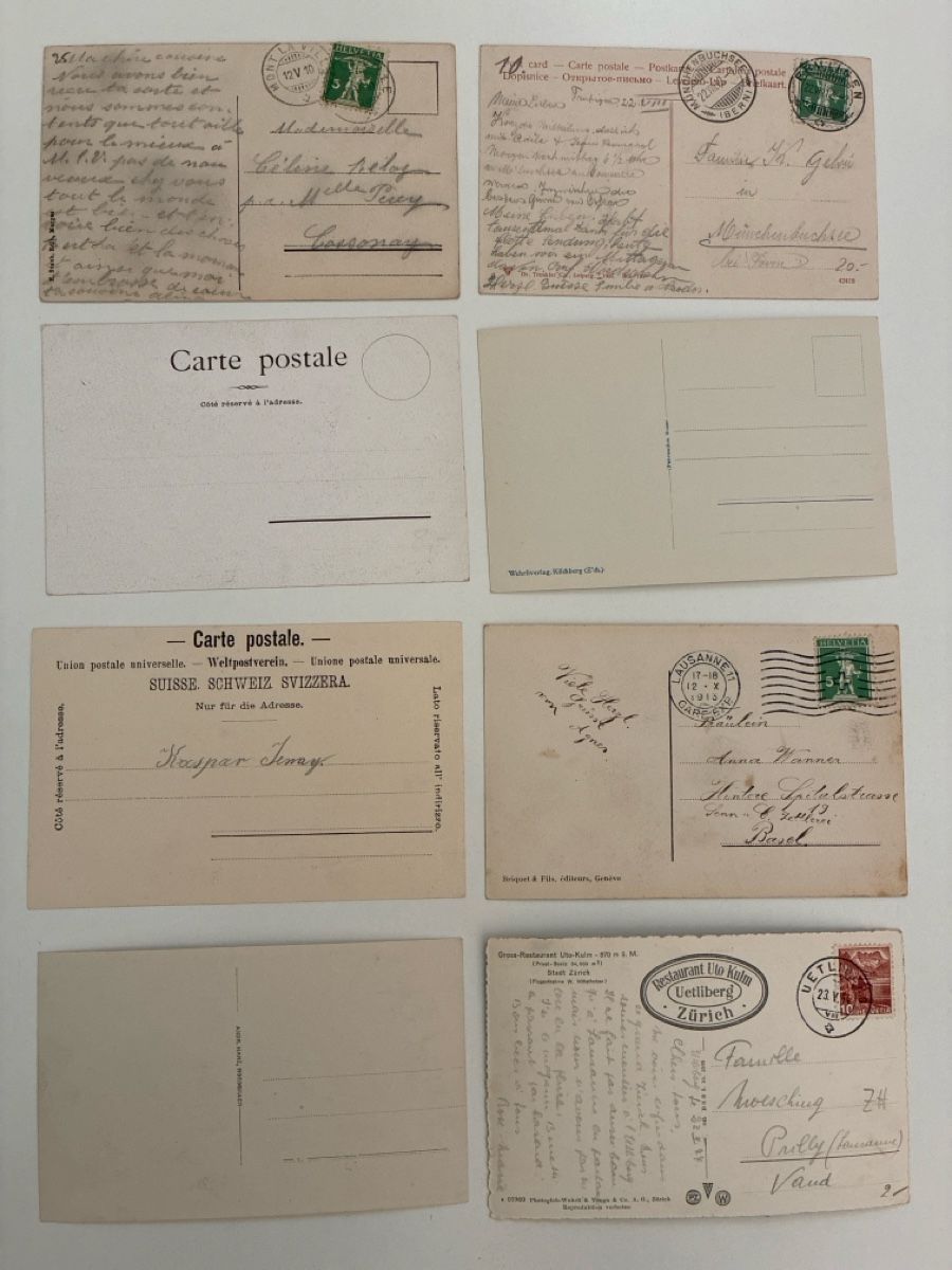 Ansichtskarten: 15 Ansichtskarten Schweiz Überraschungs Paket 3 – Gebraucht aus Oftringen von Cla.vD.74 3