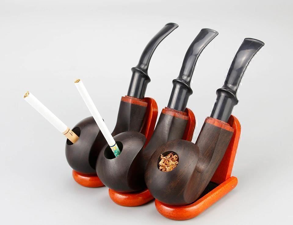 Pipe & Accessori: Rauchpfeife aus Holz Ebony Wood – Nuovo e nell'imballaggio originale da Gurmels venduto da Swisspod 2