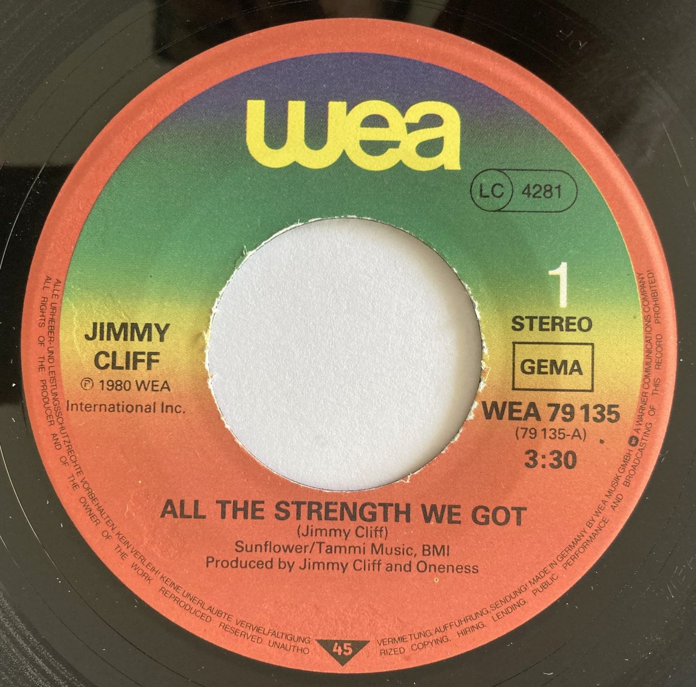 Dischi in vinile: JIMMY CLIFF - ALL THE STRENGTH WE GOT – Usato da Bottens venduto da hotter-than-hell 2