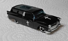 Leichenwagen/ hearse, Gothic, Helloween, 1/64 Unikat Modell