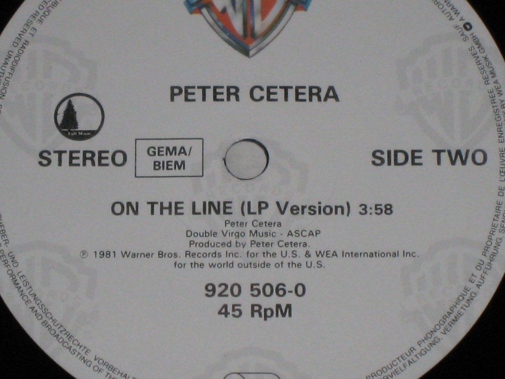 Dischi in vinile: MAXI - PETER CETERA - GLORY OF LOVE – Usato da Steckborn venduto da Quo7 2
