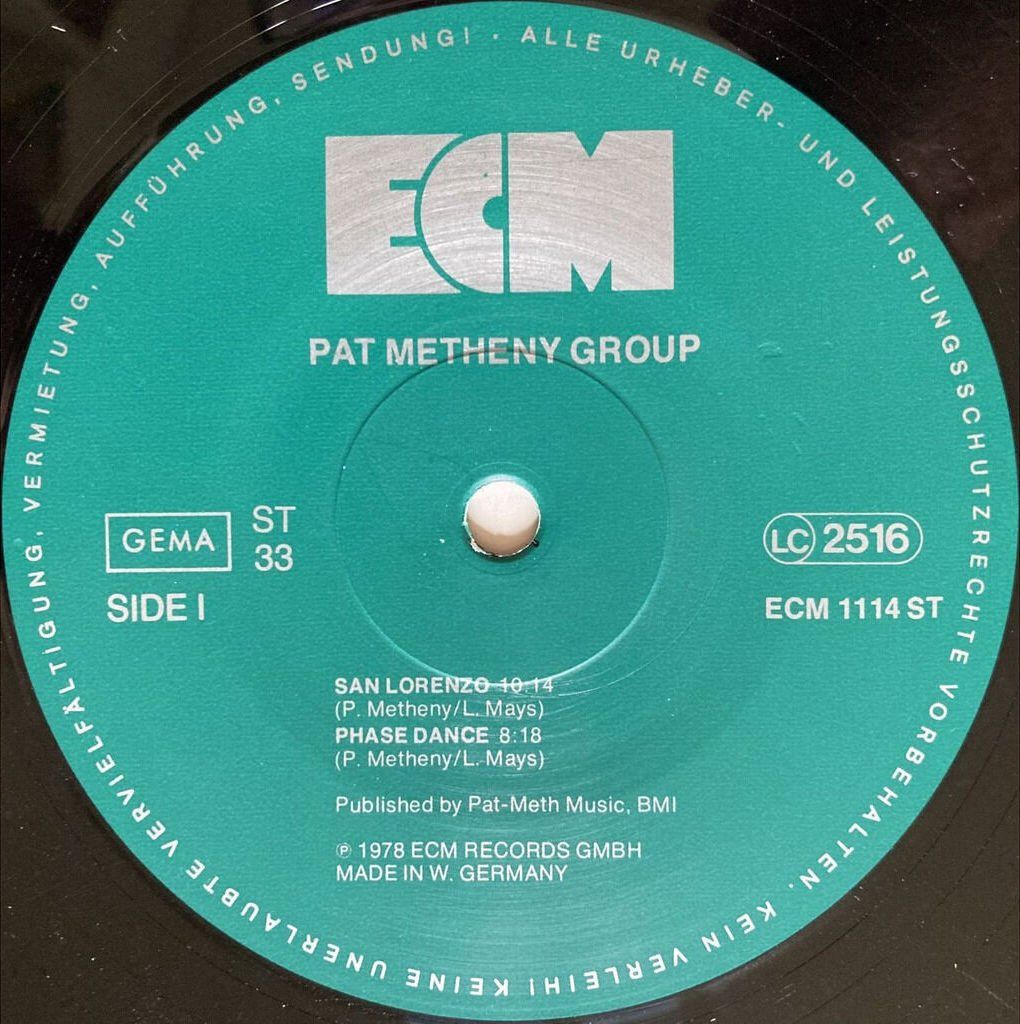 Dischi in vinile: PAT METHENY GROUP - S/T – Usato da Bottens venduto da hotter-than-hell 2