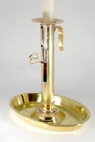 K0400 Antiker Biedermeier-Handleuchter Kerzenständer ~1840