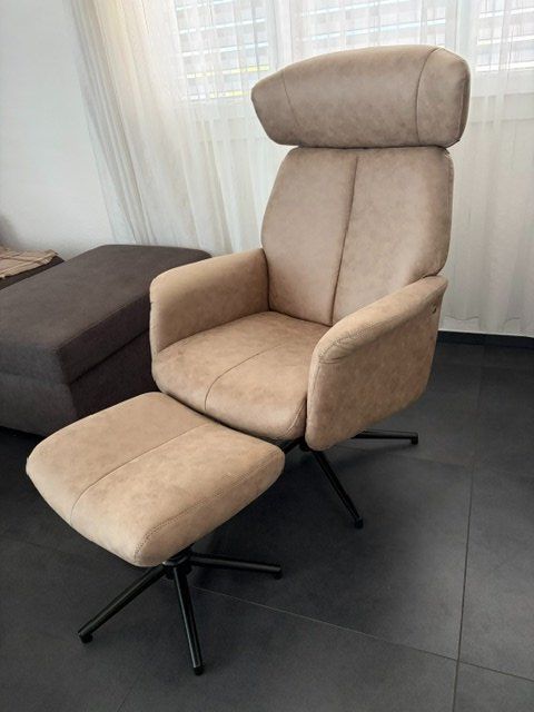 Mömax Sessel: Relax-Sessel mit Hocker – Gebraucht aus Emmenbruecke von Haufis