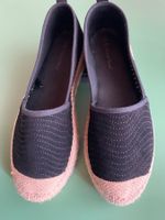 Espadrilles schwarz, 38, zum Reinschlüpfen, SLS, neu