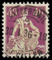 CH - Helvetia m. Schwert - SBK Nr. 112 - Rapperswil