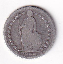 Tutti le monete: 50 Rappen 1877 rar – Usato da Neuchâtel venduto da karlpierrino 1