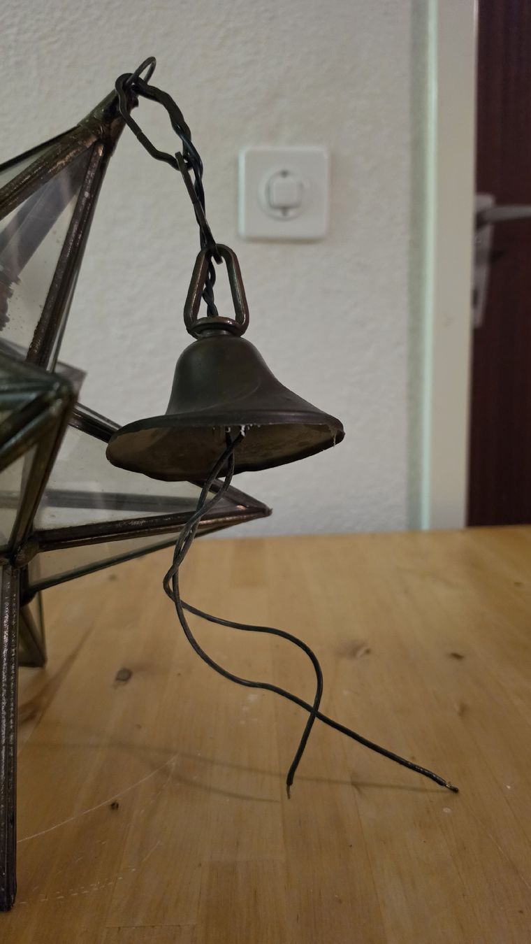 Lampade: Stern-Laterne in Tiffany Technik antik – Usato da Rheinfelden venduto da Ragg 1
