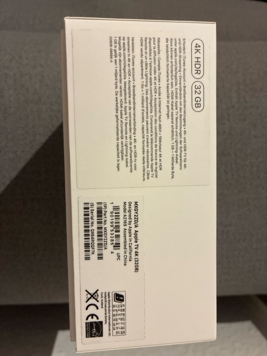 Apple Lettore multimediale & Streamer: Apple TV 4K – Nuovo e nell'imballaggio originale da La Chaux-de-Fonds venduto da andre_15 1