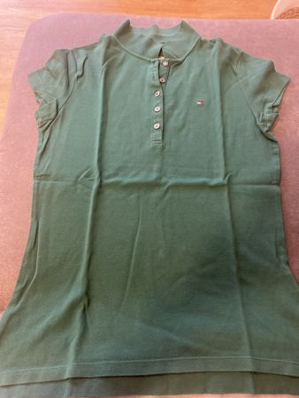 Tommy Hilfiger Polo Shirt Grün Slim Fit Gr. M