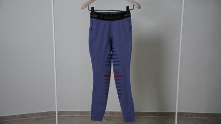 East Reitleggings Reggings R1 blau Vollgrip Vollbesatz