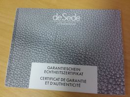 DeSede Ledersofa als coole Liege abklappbar