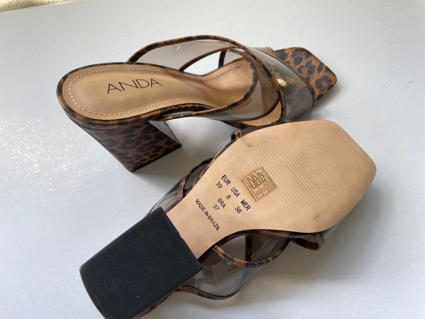 Scarpe da donna: ANDA - Leopard Heels – Nuovo (secondo la descrizione) da Chiasso venduto da Er_Mon 5