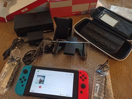 Nintendo Switch Konsole Set usw. (V2 / 2022) OVP – Top NSW