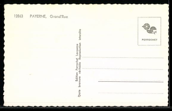 Cartoline postali: AK Payerne, Grand'Rue – Usato da Berlin venduto da bartko-reher 1