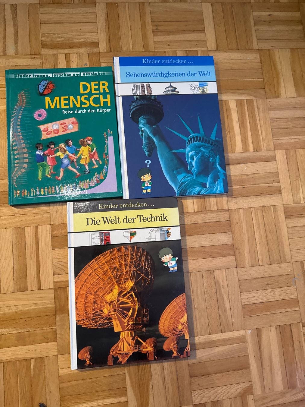 Bücher: 3 Kinderbücher: Der Mensch, Technik, Welt – Gebraucht aus Wittenbach von dan_9tkk