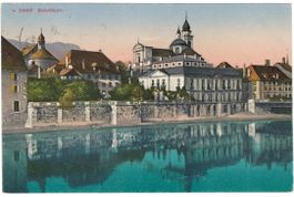 AK Solothurn 1925 gelaufen nach Rothenburg LU