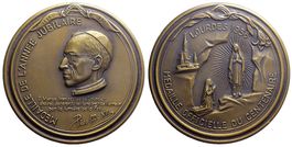 Rom, Pius XII., Bronzemedaille 1958 Lourdes