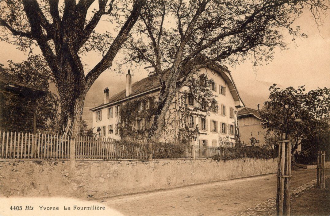 Cartoline postali: Yvorne  VD  -  La Fourmilière – Usato da Brig venduto da Valcards54