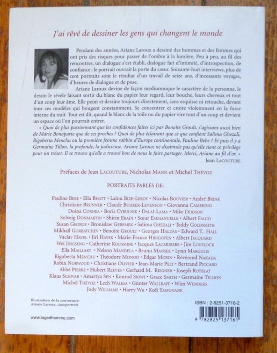 Libri: Ariann Laroux - Portraits parlés. Dédicacé – Usato da Le Locle venduto da LibrairieLaBergerie 4