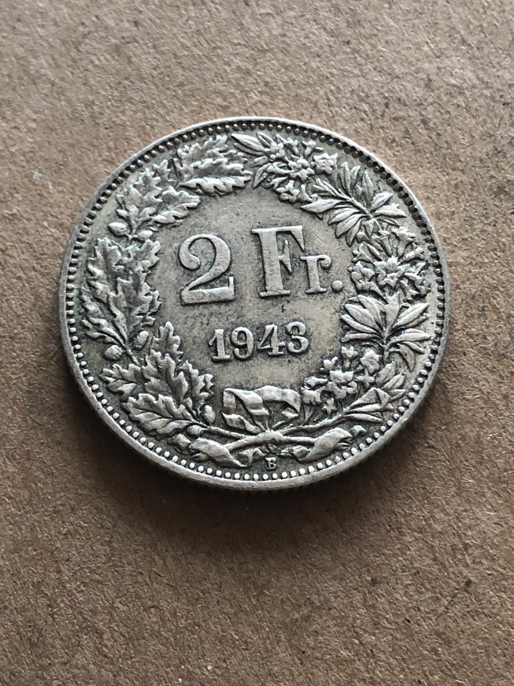 Toutes les monnaies: 2 Fr. 1943 – D'occasion à Schötz par Odpa