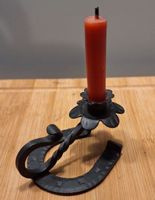 mini Kerzenständer  Metall , schwarz