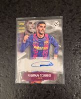 Ferran Torres /99 Autogramm - Barcelona - Topps