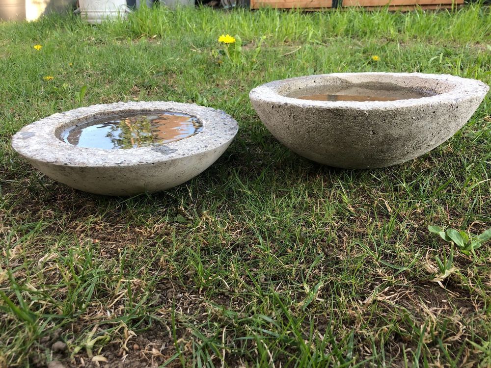 Betonschale Vogeltränke Teich Gartendeko Schalen Beton Biene Kaufen