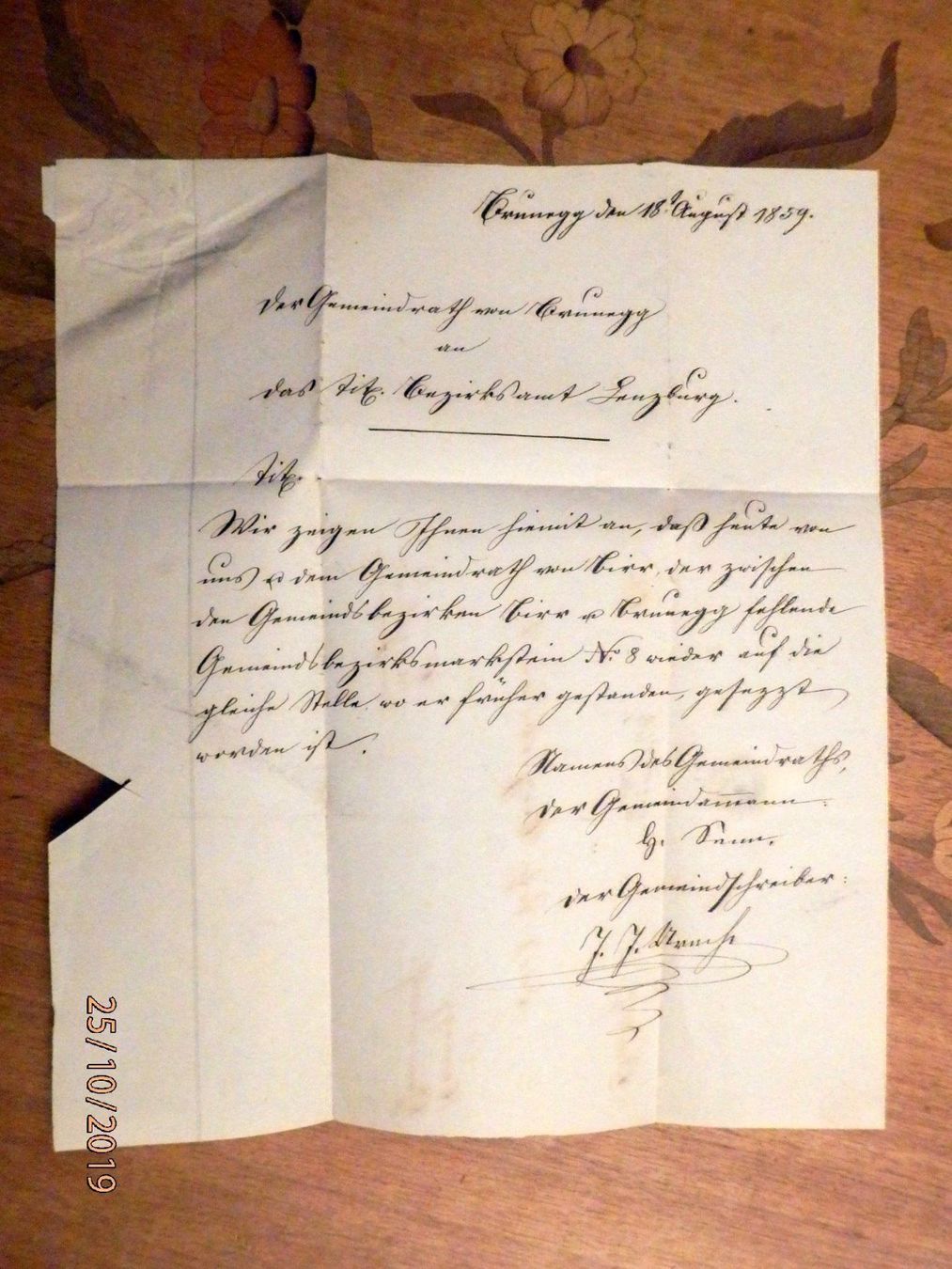 Timbri: Brief o. Marke, Balkenstempel "BRAUNEGG" – Usato da Ueberstorf venduto da dinbau 4