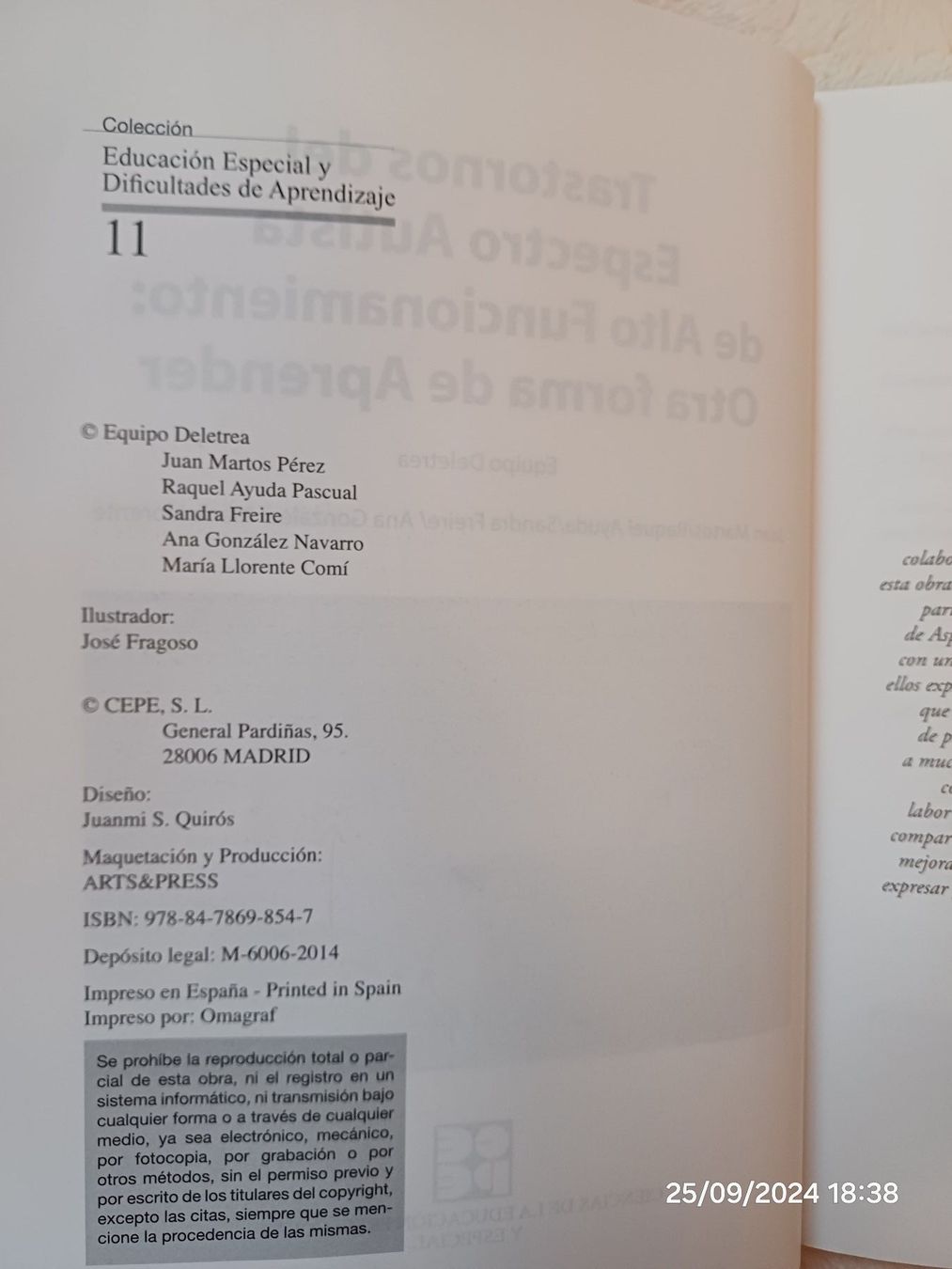 Libri: Spanischen Buch - Titel: "Otra Forma de Aprender" Autismo – Usato da Würenlos venduto da JRP_71 3