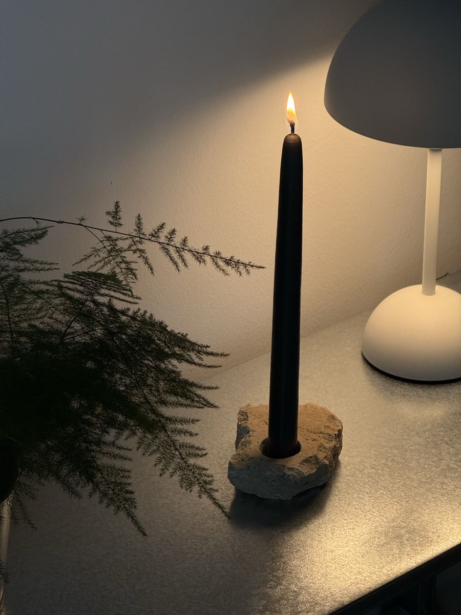 Portacandele: Travertin Kerzenständer – Usato da Geroldswil venduto da Micha.s 5