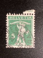 Schweiz 1910 Tellknabe 5Rp Vollstempel BELLEVUE 30.XII.10