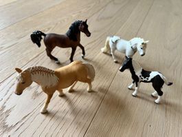Schleich Pferde 4 Stk.