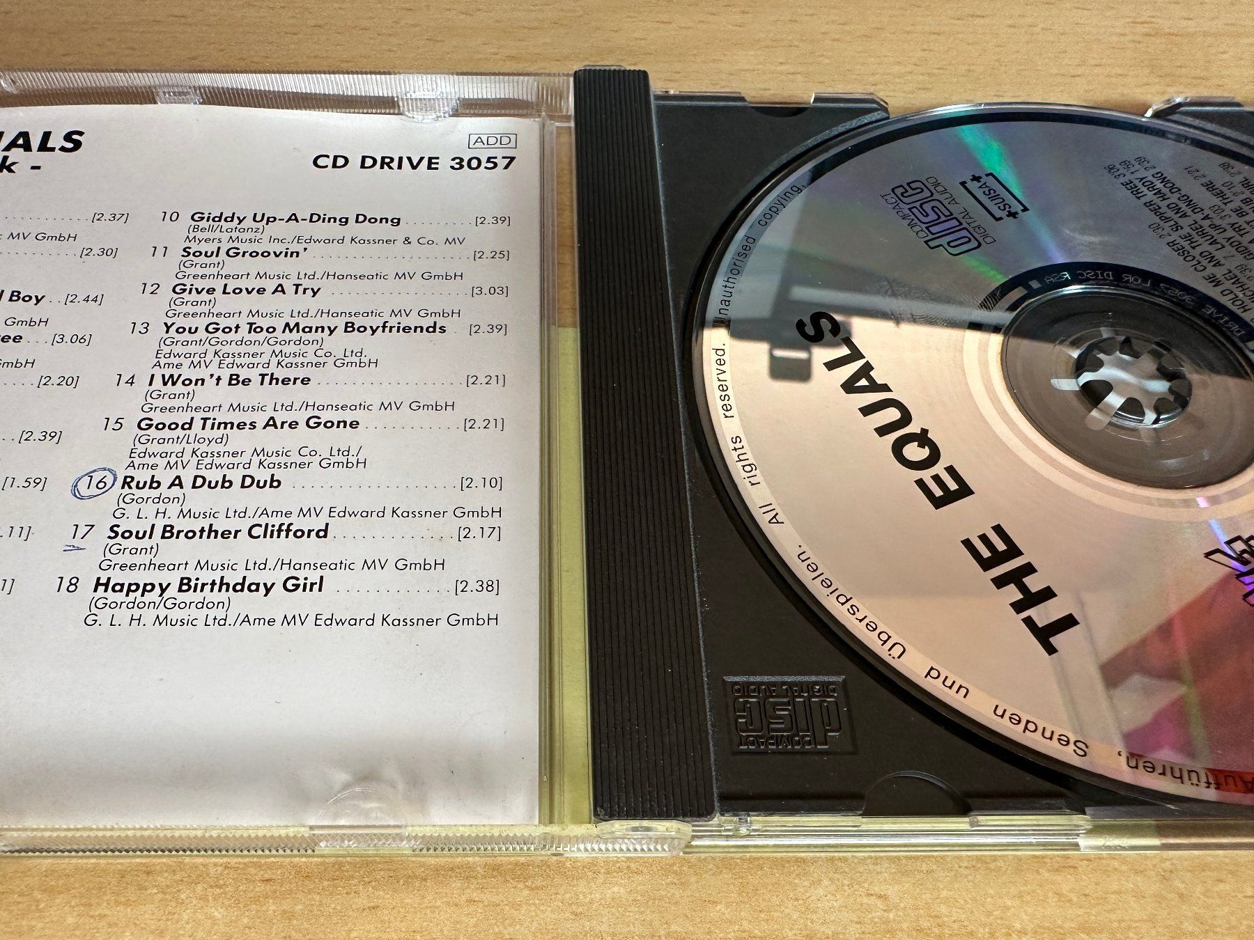 CDs: The Equals – Come Back – Gebraucht aus Rikon im Tösstal von Alpenmutz 2