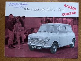 AUSTIN MINI COOPER Prospekt British Motor Corporation BMC dt