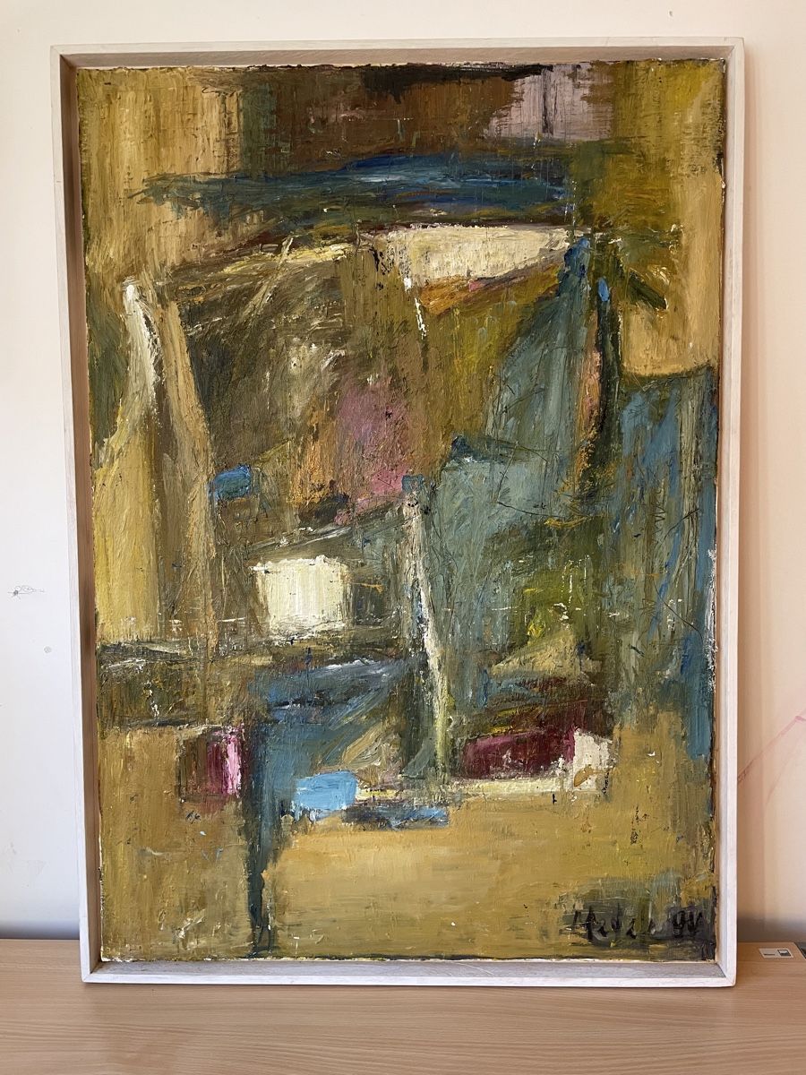 Gemälde: Olgemalde modern Art Deko Abstract  100 x 70 cm – Gebraucht aus Morges von SevArt