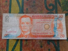 PHILIPPINES  20  Piso  Billet