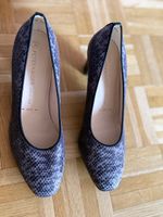 Peter Kaiser Echtleder Pumps Serpentinenmuster Gr. 39