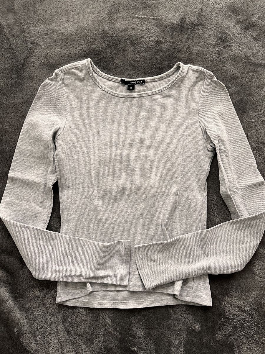 Tally Weijl Top: Pull gris, taille XS – Nuovo (secondo la descrizione) da Meyrin venduto da Sandra6
