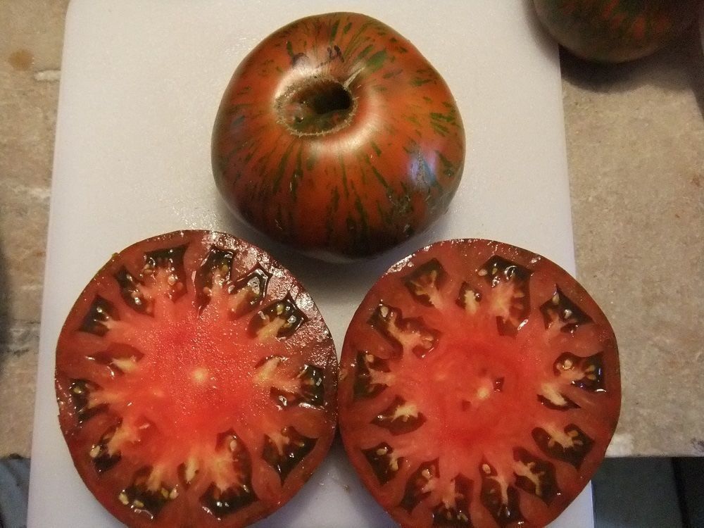 Piante & sementi: 30 Samen CHOCOLATE STRIPES Tomate – Nuovo (secondo la descrizione) da Ehrendingen venduto da VerveinaSamen 5
