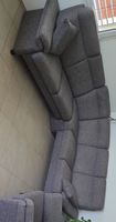 Grosses Ecksofa grau und Sessel- sehr bequem. Selbstabgolung