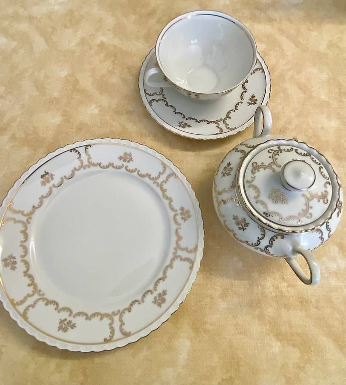 Set di piatti: Winterling Marktleuthen Bavaria 12er Kaffee- Teeservice, Top – Nuovo e nell'imballaggio originale da Zollikon venduto da LouisArmstrong 2