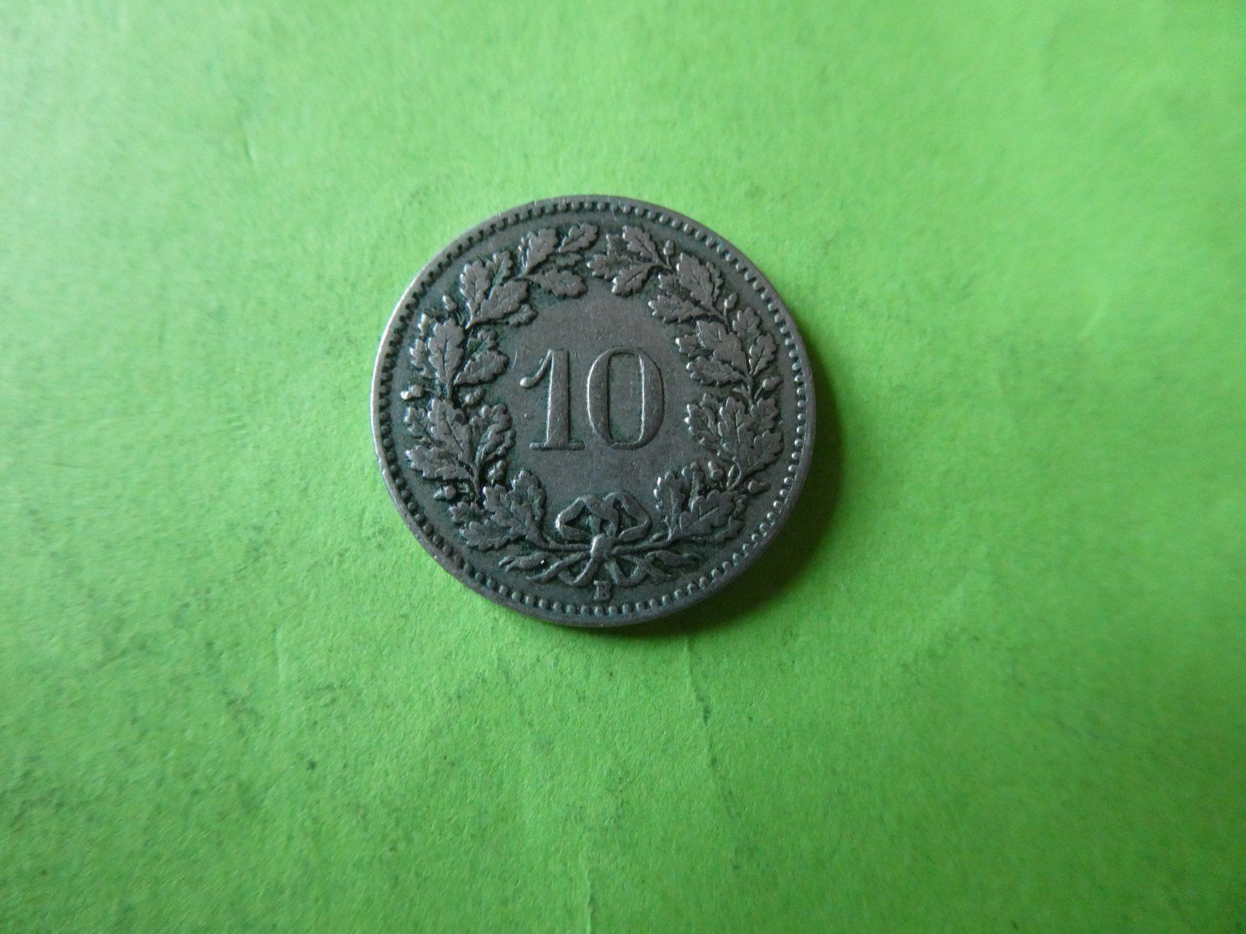 Toutes les monnaies: Schweiz 1911, 10 Rappen – D'occasion à Hinterforst par Rohusri 1