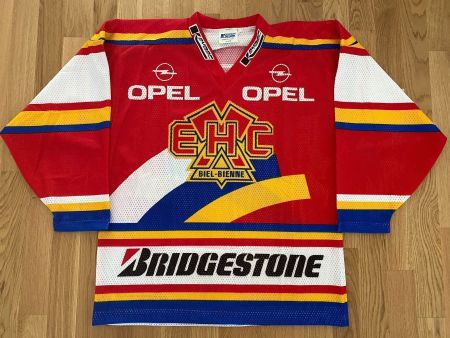 ORIGINAL EHC BIEL TRIKOT BIENNE MAILLOT JERSEY HOCKEY XL