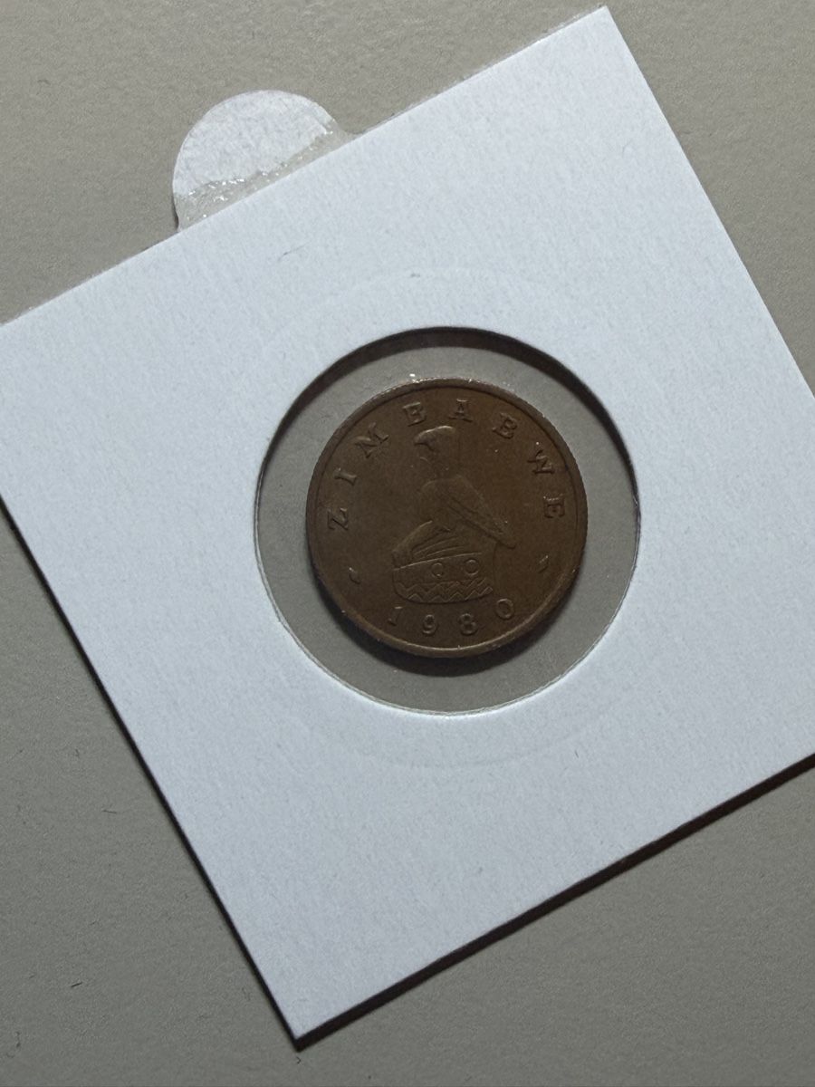 Toutes les monnaies: Zimbabwe - 1 cent - 1980 – D'occasion à Payerne par Mike1682 1