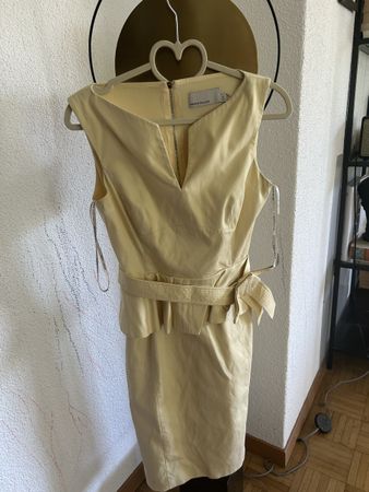 Karen Millen Kleid Gelb Sommer Gr. 36 S / UK 8 Neuw. / Top 