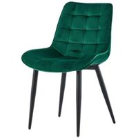 Hochwertiger Polsterstuhl im modischen Design  ( Grün )