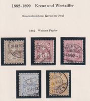 101x) Wertziffer Satz 53-57, Gute Erhaltung, SBK  1300.--